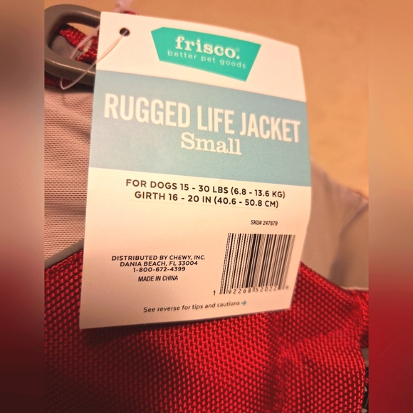 Frisco Rugged Life Jacket Small Dog - Picture 2 of 3